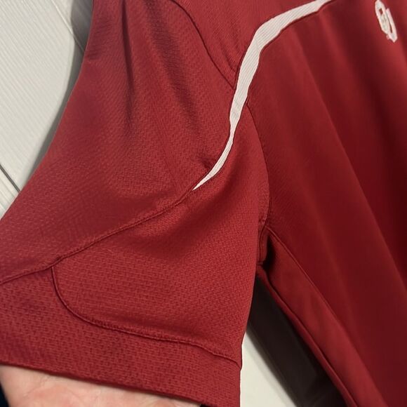 🔥🔥 Vintage Nike OU SOONERS Sphere Dry Performance Polo Shirt - EXCELLENT - XXL - Picture 7 of 10